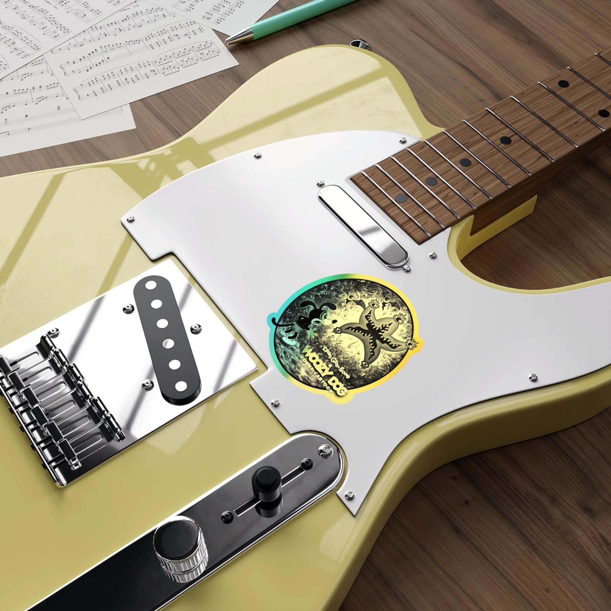 Woozy Dog: A Sound Cartoon Holographic Stickers