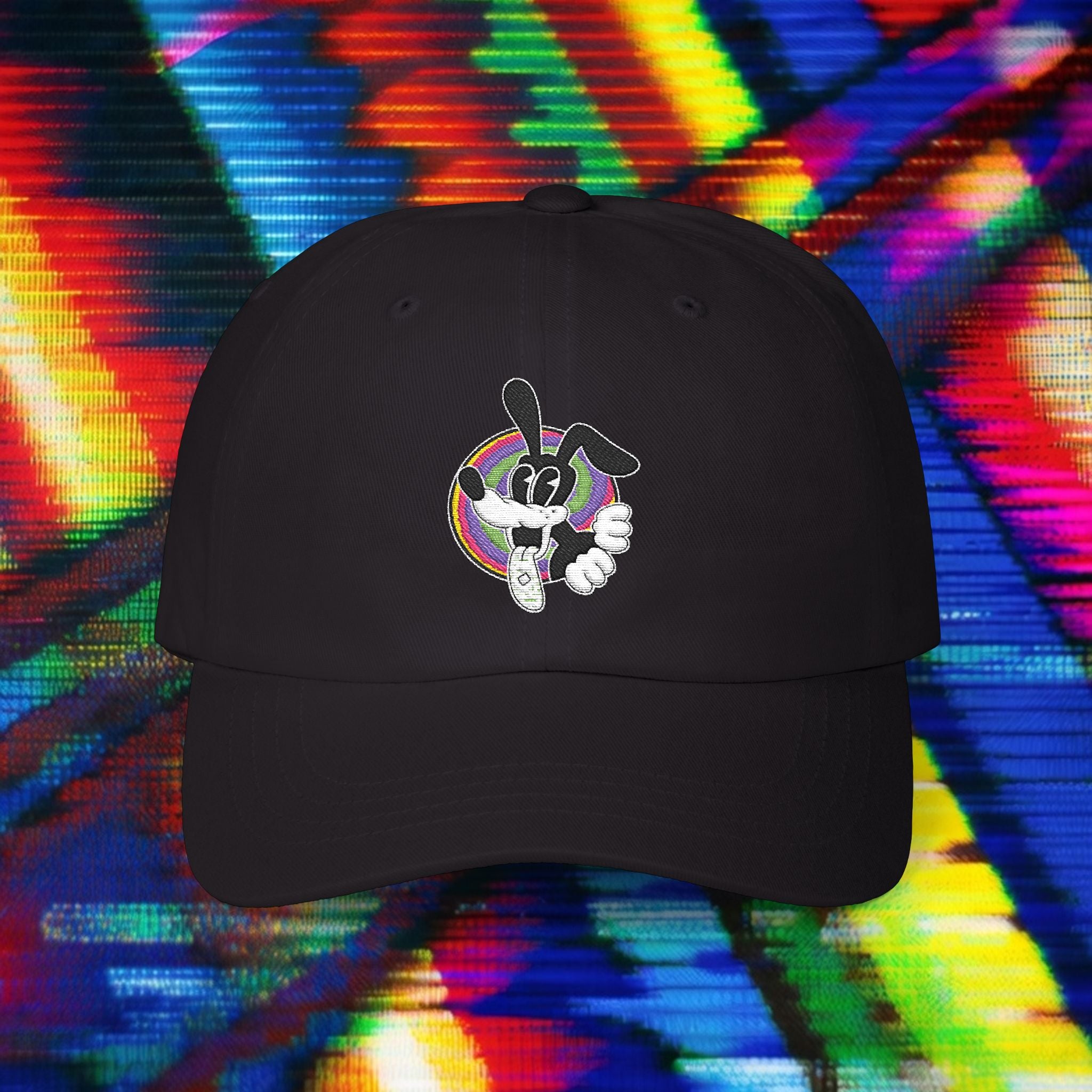 Woozy Dog- Embroidered Dad Cap