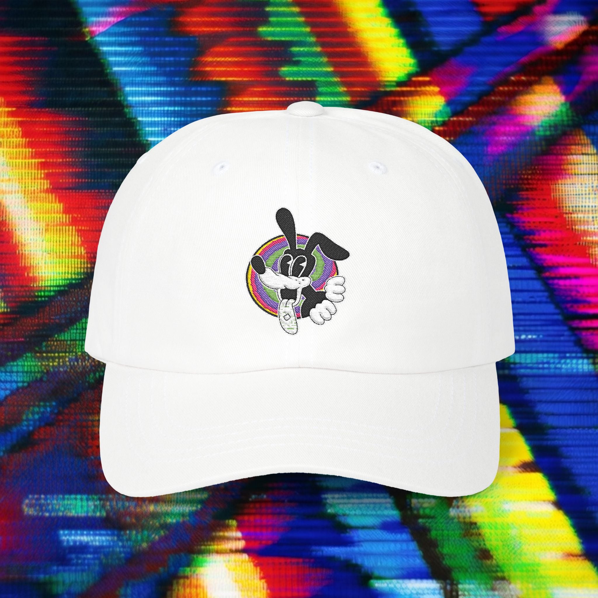 Woozy Dog- Embroidered Dad Cap