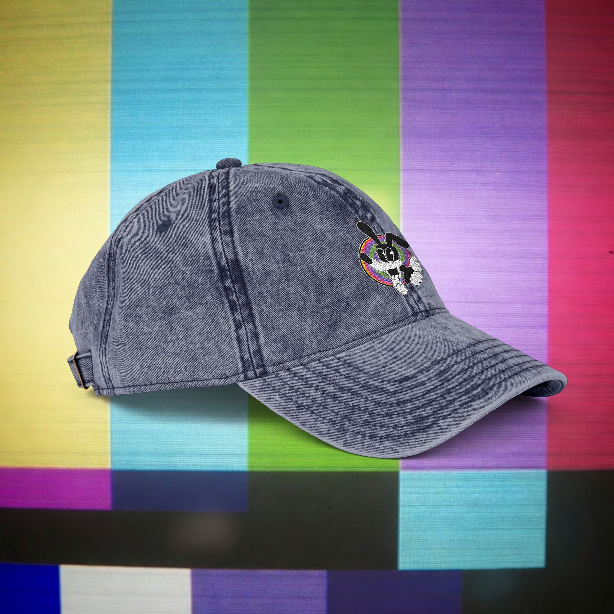 Woozy Dog- Vintage Embroidered Cap