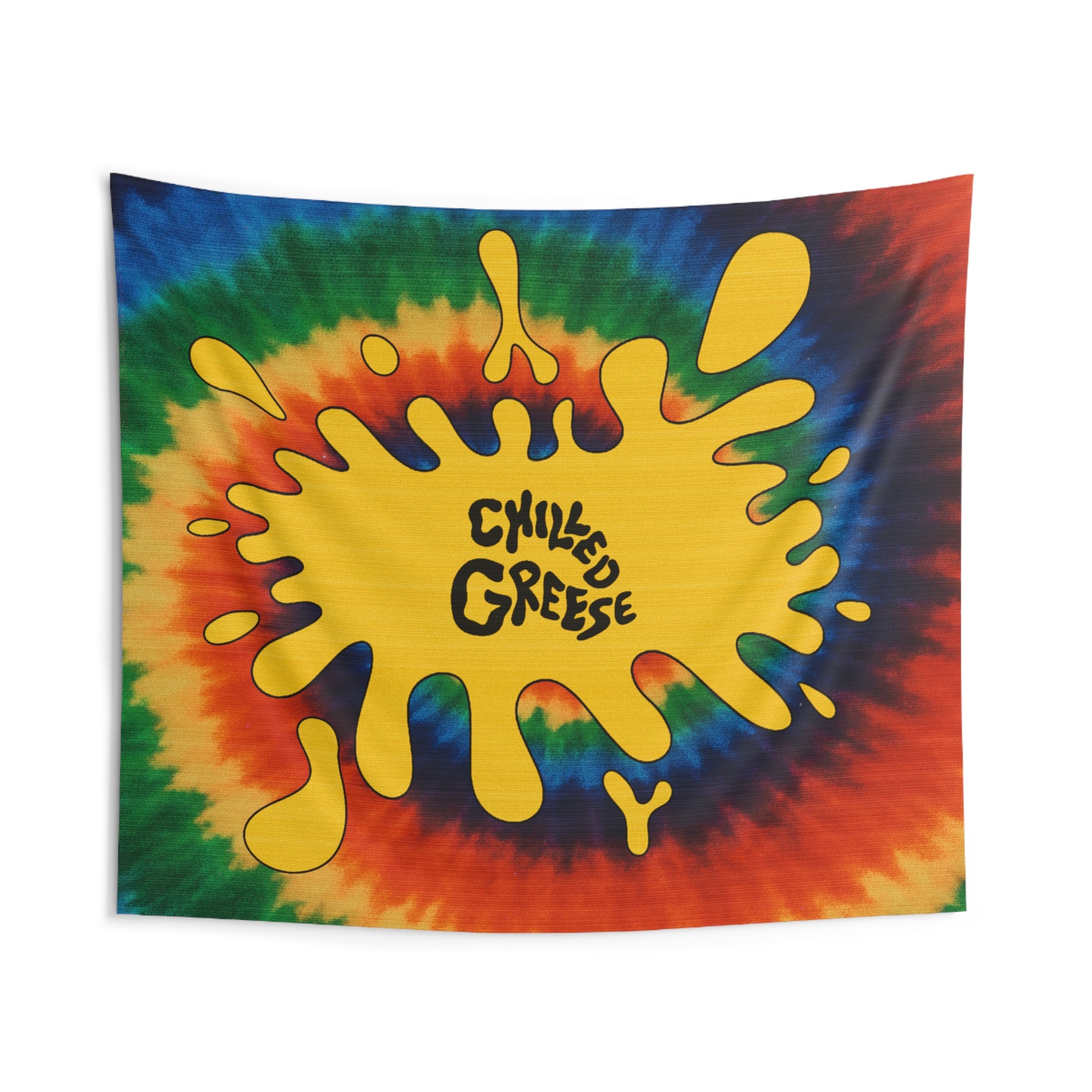 Chilled Greese Tie-Dye Wall Tapestry