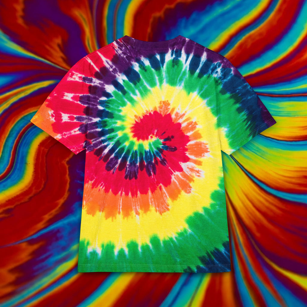 Chilled Greese- Embroidered Tie-Dye Oversized Tee