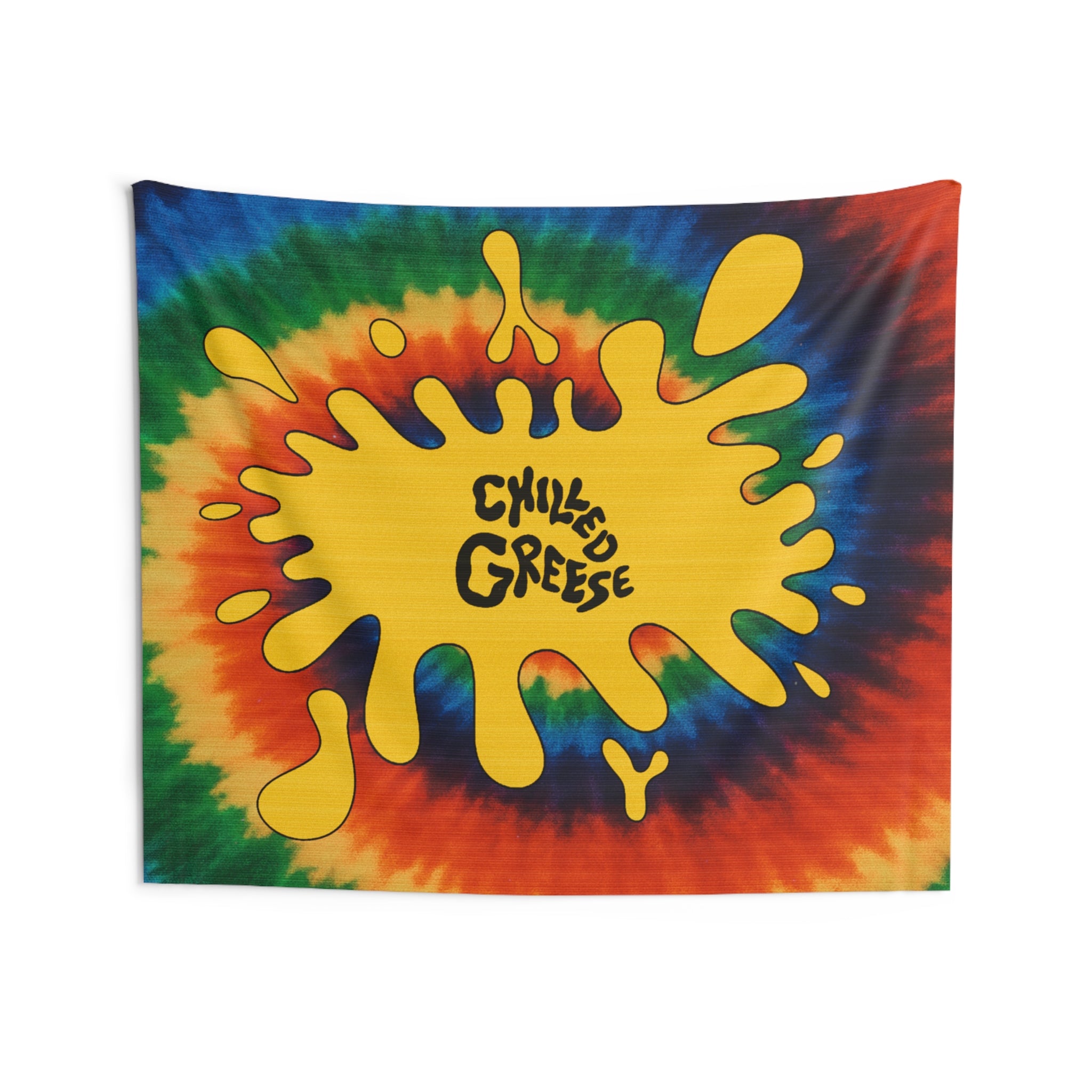 Chilled Greese Tie-Dye Wall Tapestry