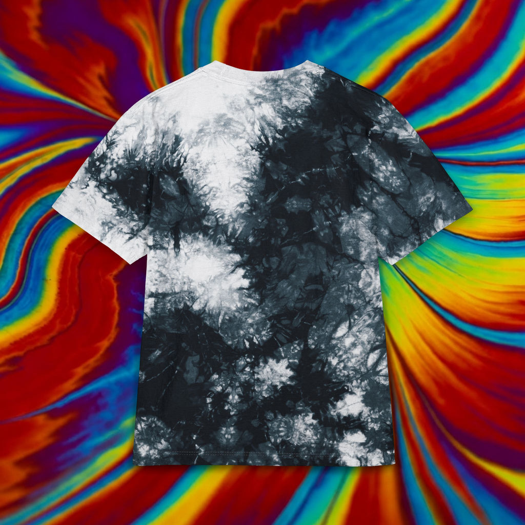 Chilled Greese- Embroidered Tie-Dye Oversized Tee
