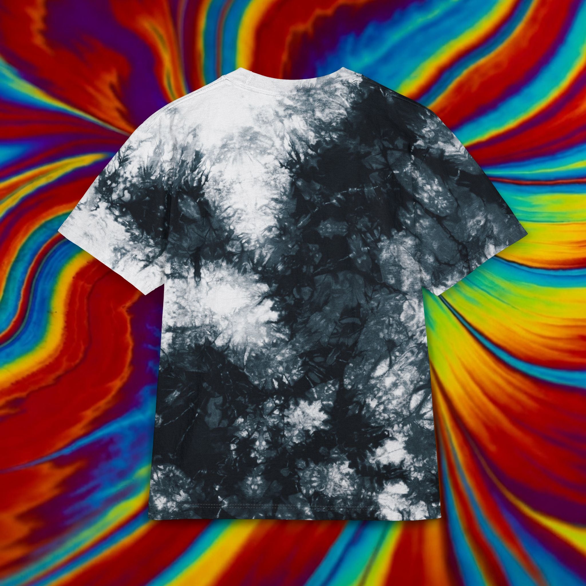 Chilled Greese- Embroidered Tie-Dye Oversized Tee