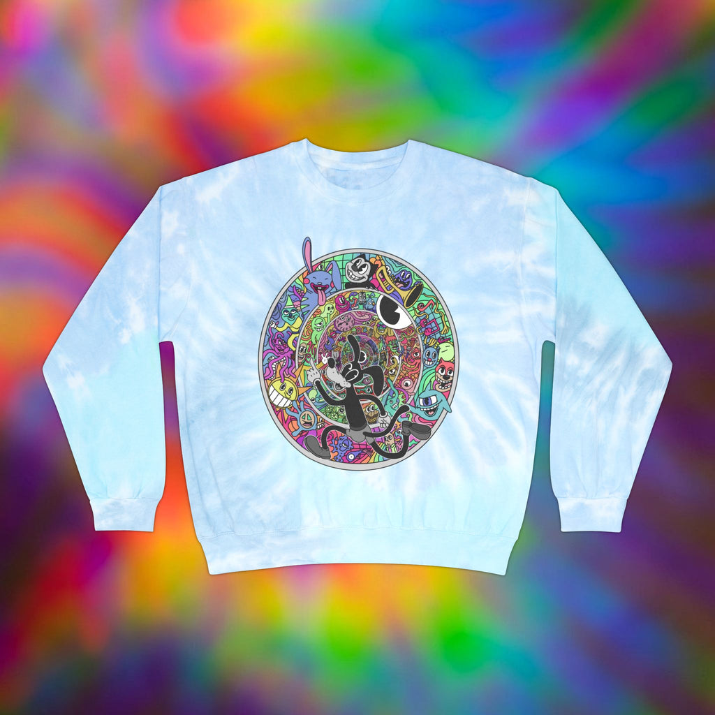Woozy and Friends Tie-Dye Sweatshirt