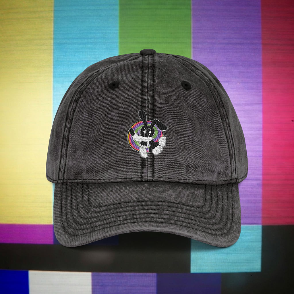 Woozy Dog- Vintage Embroidered Cap