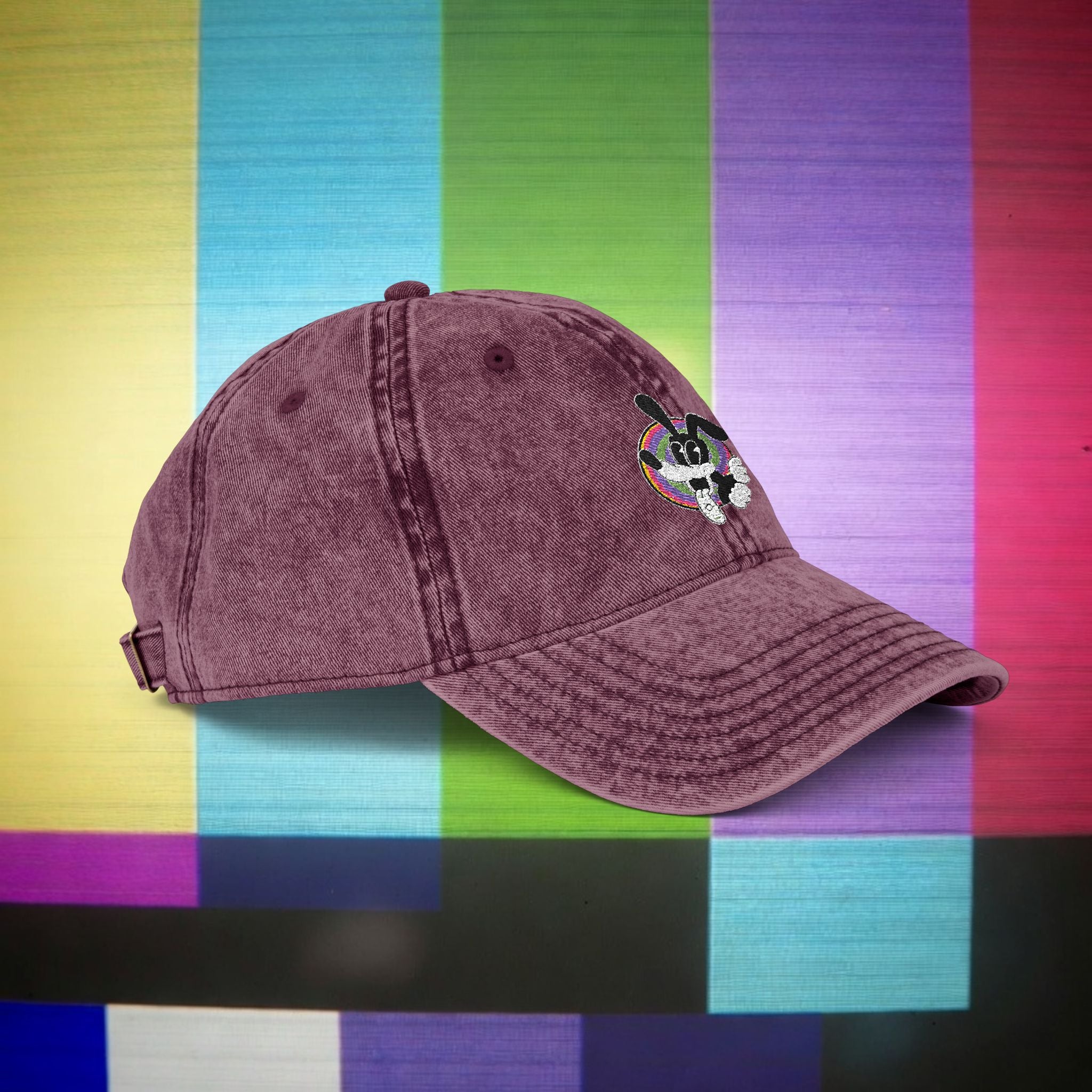 Woozy Dog- Vintage Embroidered Cap