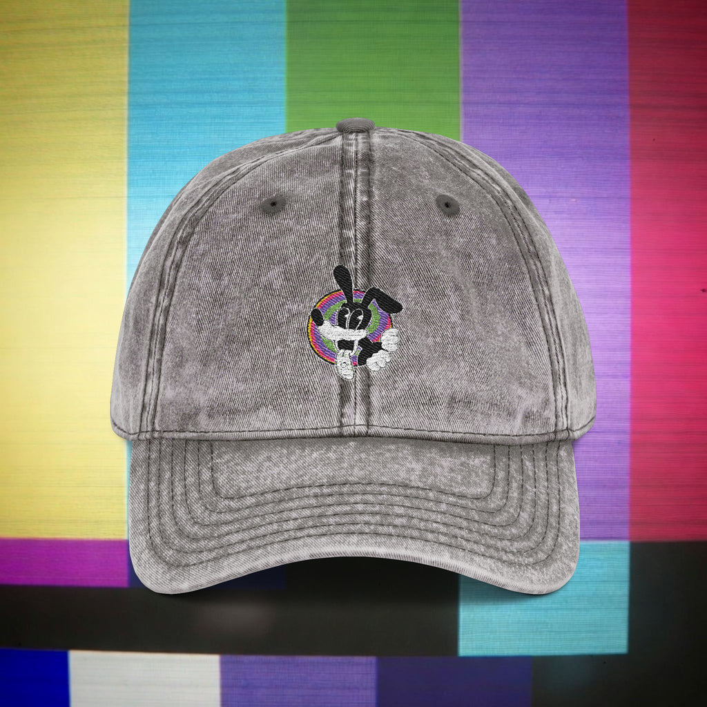 Woozy Dog- Vintage Embroidered Cap