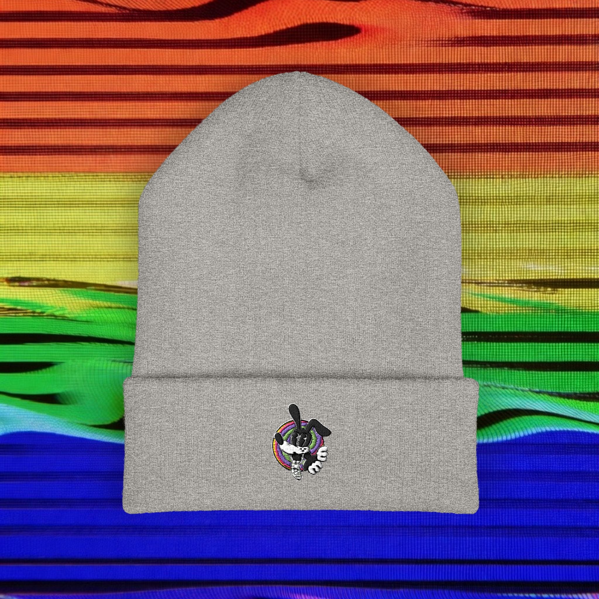Woozy Dog Embroidered Beanie