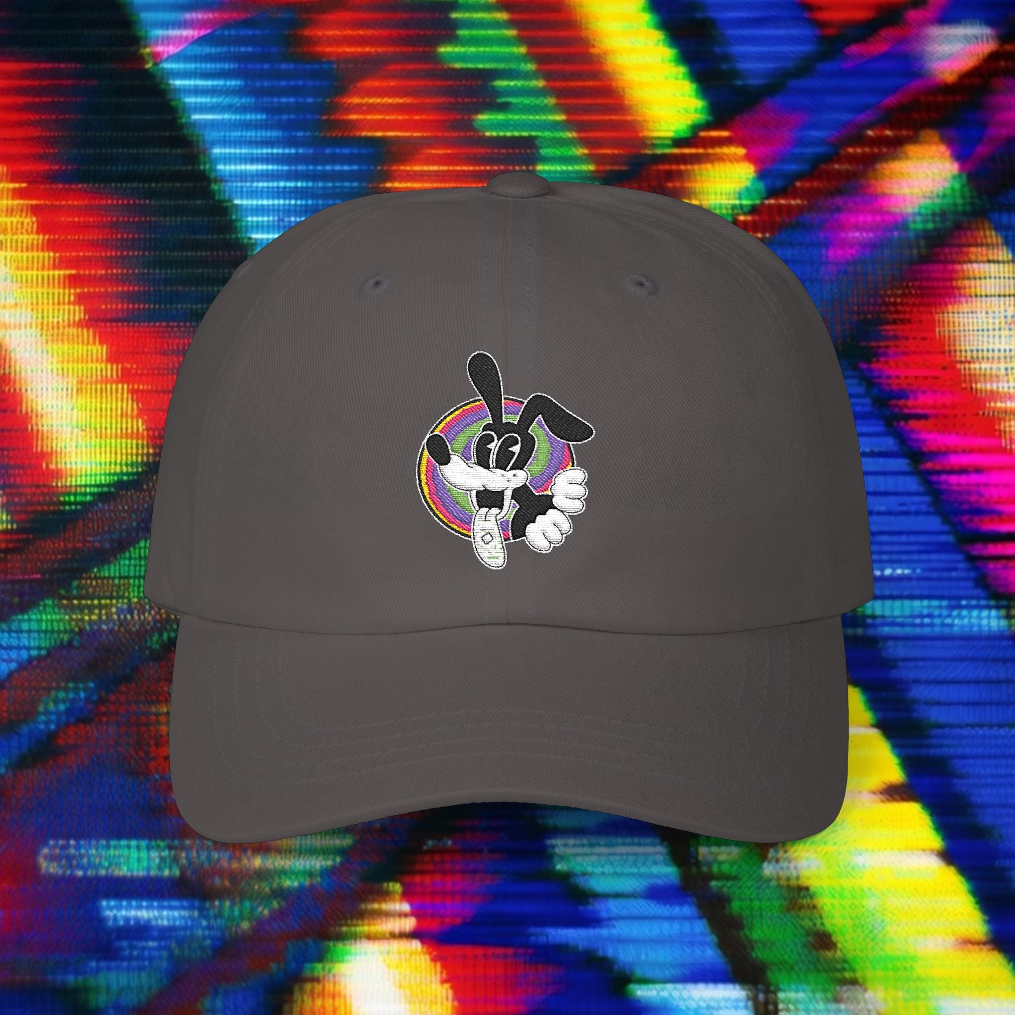 Woozy Dog- Embroidered Dad Cap