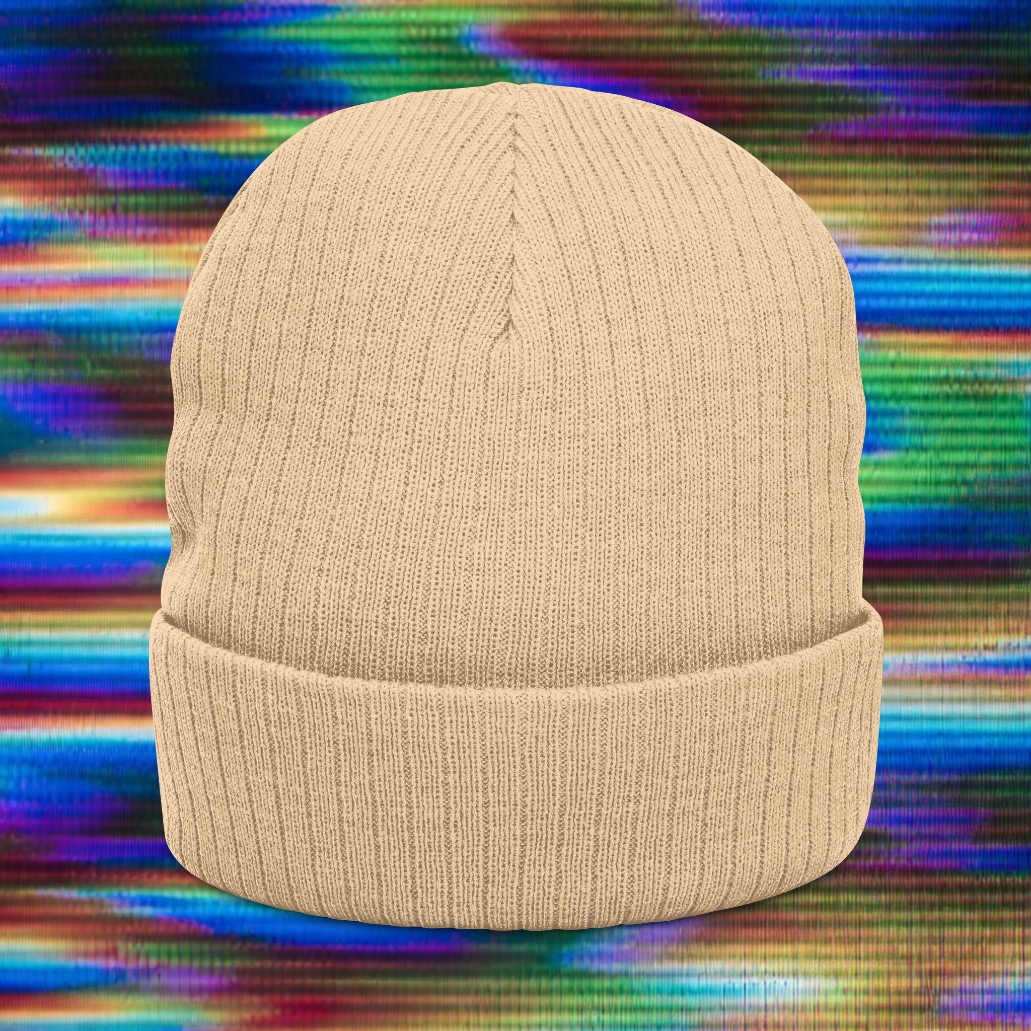 Woozy Dog- Knit Embroidered Beanie