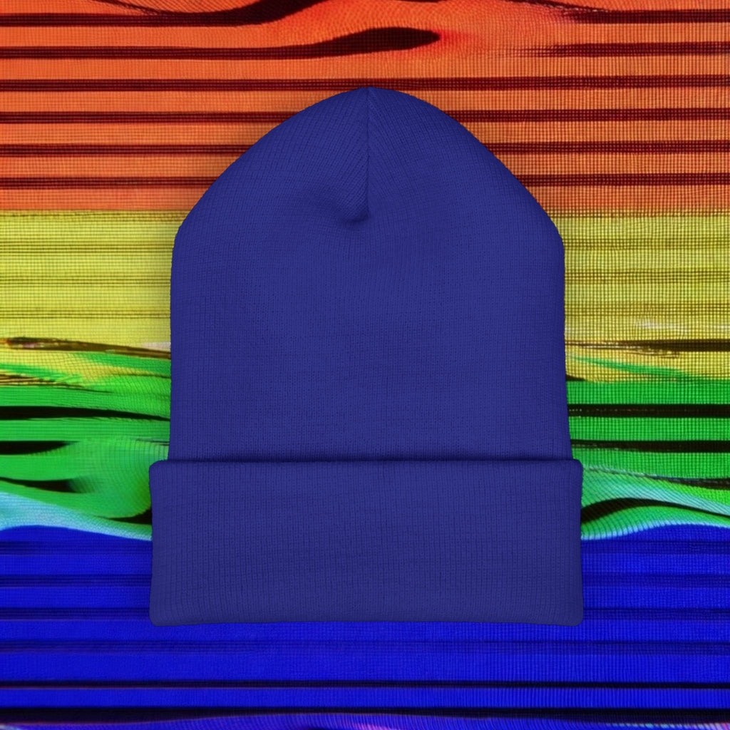 Woozy Dog Embroidered Beanie