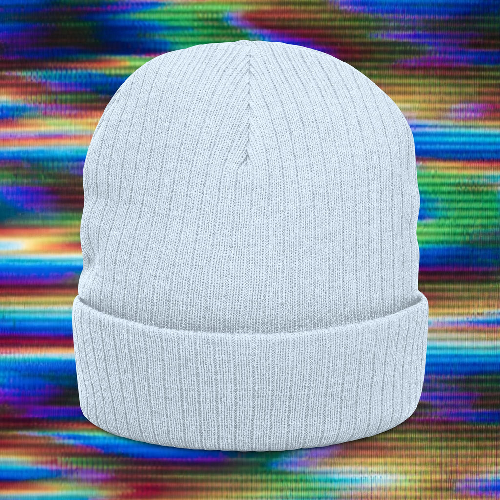 Woozy Dog- Knit Embroidered Beanie